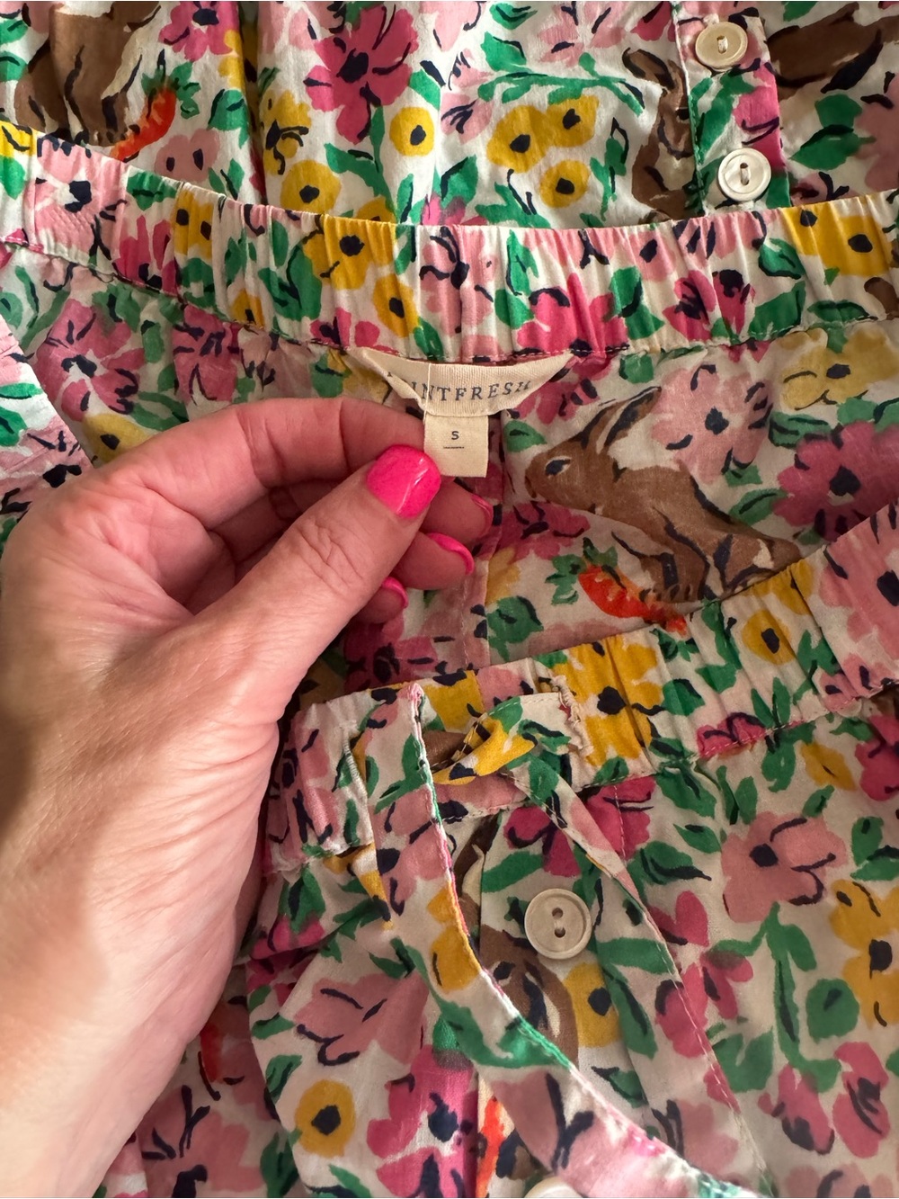 Printfresh Bunny Trail Short Set Size Small - Picture 5 of 7